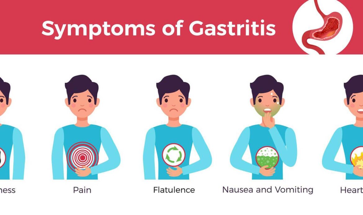 گاستریت  یا التهاب معده و درد بالای شکم